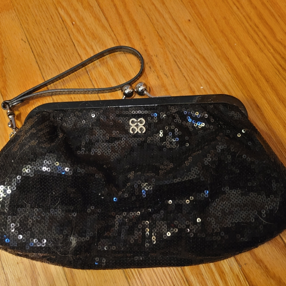 Coach Formal Clutch with Sequins